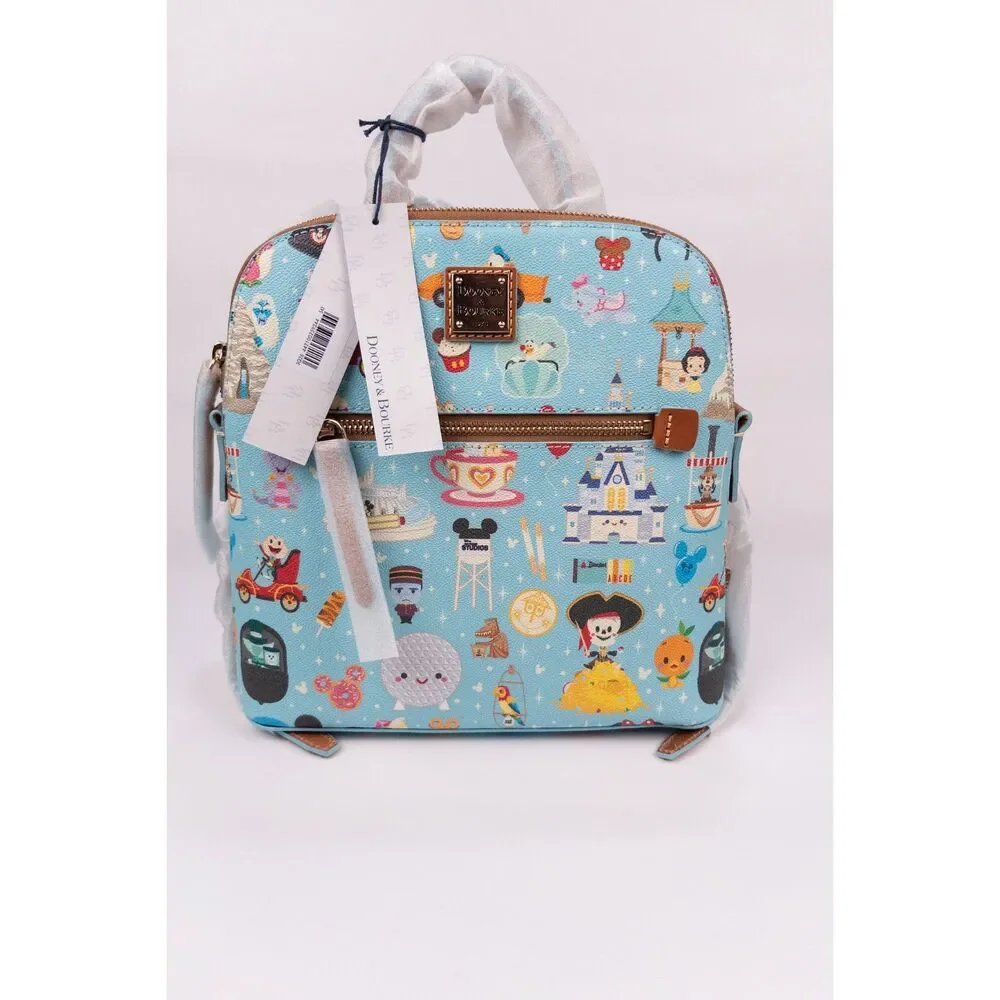 Disney Dooney & Bourke A Walk in the Park Leather Backpack Jerrod Maruyama NWT